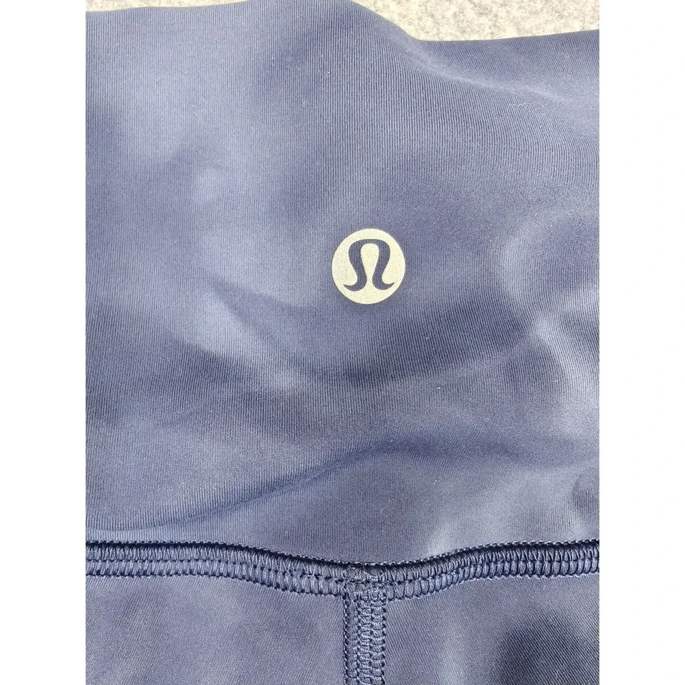Lululemon Leggings‎ Womens 4 Blue Tie Dye High Rise Ankle Yoga Athletic Pants